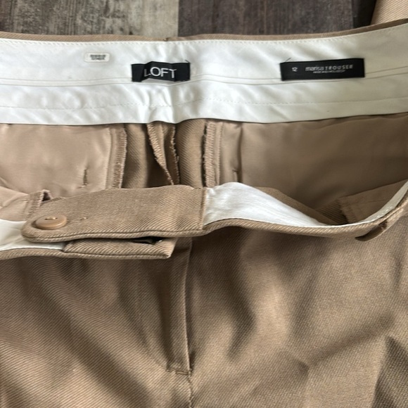 Loft Marisa Fit Mid RiseTrouser in Camel size 12 - Picture 3 of 3